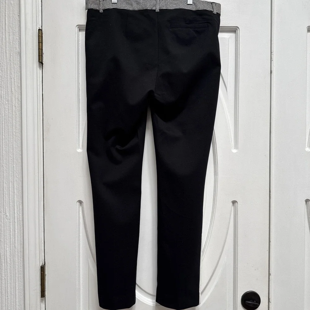 Luisa Cerano Pants Size USA‎ 10 Multi Pattern Italian Fabric Pants Slacks